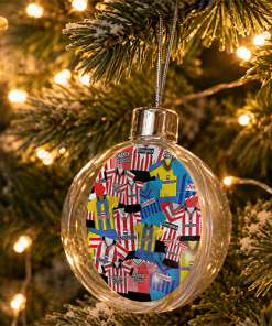 Southampton Jumbo Christmas Bauble Retro Kit Mash Christmas Tree Decoration - Image 2