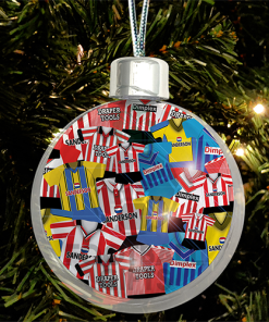 Southampton Jumbo Christmas Bauble Retro Kit Mash Christmas Tree Decoration