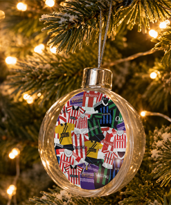 Stoke City Jumbo Christmas Bauble Retro Kit Mash Christmas Tree Decoration - Image 2