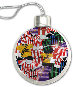 Stoke City Jumbo Christmas Bauble Retro Kit Mash Christmas Tree Decoration - Image 3
