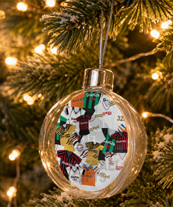 Swansea City Jumbo Christmas Bauble Retro Kit Mash Christmas Tree Decoration - Image 2