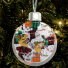 Swansea City Jumbo Christmas Bauble Retro Kit Mash Christmas Tree Decoration