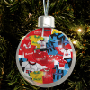 Swindon Town Jumbo Christmas Bauble Retro Kit Mash Christmas Tree Decoration