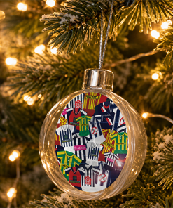 West Brom Jumbo Christmas Bauble Retro Kit Mash Christmas Tree Decoration - Image 2