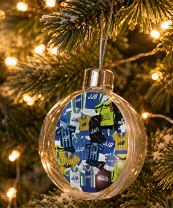 Wigan Athletic Jumbo Christmas Bauble Retro Kit Mash Christmas Tree Decoration - Image 2