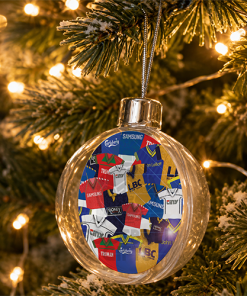 Wimbledon Jumbo Christmas Bauble Retro Kit Mash Christmas Tree Decoration - Image 2