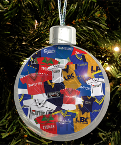 Wimbledon Jumbo Christmas Bauble Retro Kit Mash Christmas Tree Decoration