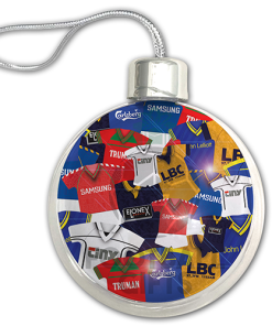 Wimbledon Jumbo Christmas Bauble Retro Kit Mash Christmas Tree Decoration - Image 3