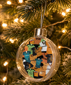 Wolves Jumbo Christmas Bauble Retro Kit Mash Christmas Tree Decoration - Image 2