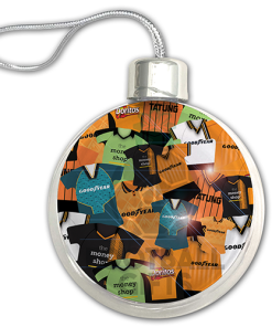 Wolves Jumbo Christmas Bauble Retro Kit Mash Christmas Tree Decoration - Image 3