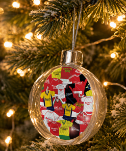 Wrexham Jumbo Christmas Bauble Retro Kit Mash Christmas Tree Decoration - Image 2