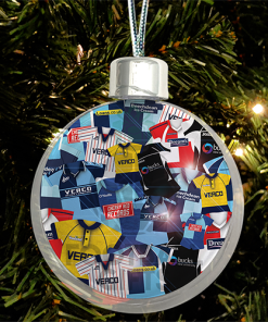 Wycombe Jumbo Christmas Bauble Retro Kit Mash Christmas Tree Decoration