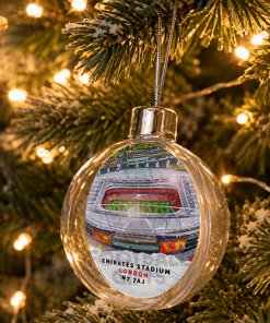 Arsenal Around The Grounds Stadium Jumbo Christmas Bauble Tree Decoration - Image 2