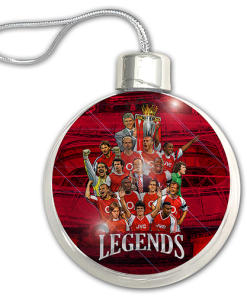 Arsenal Club Legends Jumbo Christmas Bauble Tree Decoration - Image 3