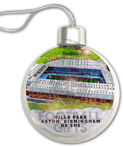 Aston Villa Around The Grounds Stadium Jumbo Christmas Bauble Tree Decoration - Image 3