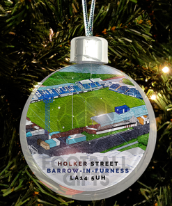 Barrow Around The Grounds Stadium Jumbo Christmas Bauble Tree Decoration
