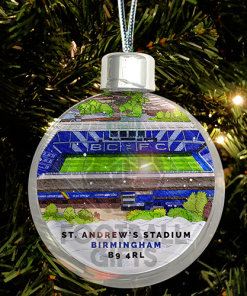 Birmingham City Around The Grounds Stadium Jumbo Christmas Bauble Tree Decoration