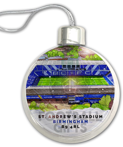 Birmingham City Around The Grounds Stadium Jumbo Christmas Bauble Tree Decoration - Image 3