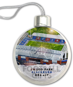 Blackburn Rovers Around The Grounds Stadium Jumbo Christmas Bauble Tree Decoration - Image 3