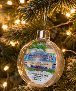 Bolton Around The Grounds Stadium Jumbo Christmas Bauble Tree Decoration - Image 2