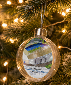 Brighton Around The Grounds Stadium Jumbo Christmas Bauble Tree Decoration - Image 2