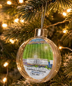 Bristol Rovers Around The Grounds Stadium Jumbo Christmas Bauble Tree Decoration - Image 2