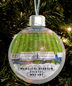Bristol Rovers Around The Grounds Stadium Jumbo Christmas Bauble Tree Decoration