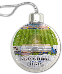 Bristol Rovers Around The Grounds Stadium Jumbo Christmas Bauble Tree Decoration - Image 3