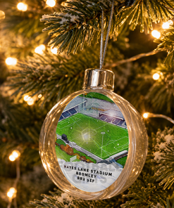 Burnley Around The Grounds Stadium Jumbo Christmas Bauble Tree Decoration - Image 2