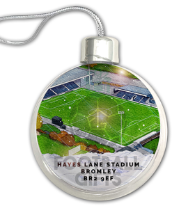 Burnley Around The Grounds Stadium Jumbo Christmas Bauble Tree Decoration - Image 3