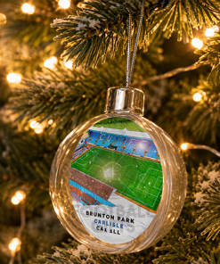 Carlisle United Around The Grounds Stadium Jumbo Christmas Bauble Tree Decoration - Image 2