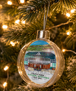 Celtic Around The Grounds Stadium Jumbo Christmas Bauble Tree Decoration - Image 2