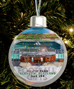Celtic Around The Grounds Stadium Jumbo Christmas Bauble Tree Decoration