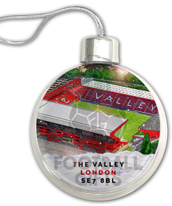 Charlton Athletic Around The Grounds Stadium Jumbo Christmas Bauble Tree Decoration - Image 3