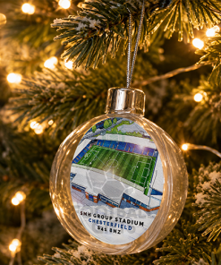 Chesterfield Around The Grounds Stadium Jumbo Christmas Bauble Tree Decoration - Image 2