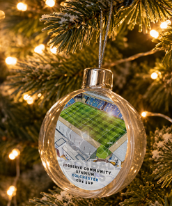 Colchester United Around The Grounds Stadium Jumbo Christmas Bauble Tree Decoration - Image 2