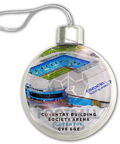 Coventry City Around The Grounds Stadium Jumbo Christmas Bauble Tree Decoration - Image 3