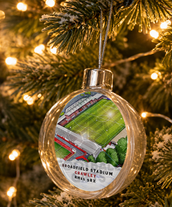 Crawley Town Around The Grounds Stadium Jumbo Christmas Bauble Tree Decoration - Image 2