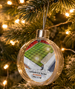 Dundee United Around The Grounds Stadium Jumbo Christmas Bauble Tree Decoration - Image 2