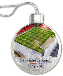 Dundee United Around The Grounds Stadium Jumbo Christmas Bauble Tree Decoration - Image 3