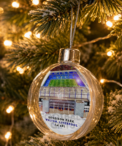 Everton Around The Grounds Stadium Jumbo Christmas Bauble Tree Decoration - Image 2