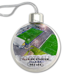 Falkirk Around The Grounds Stadium Jumbo Christmas Bauble Tree Decoration - Image 3