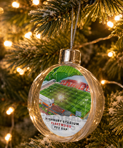 Fleetwood Town Around The Grounds Stadium Jumbo Christmas Bauble Tree Decoration - Image 2