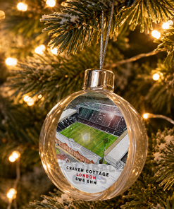 Fulham Around The Grounds Stadium Jumbo Christmas Bauble Tree Decoration - Image 2