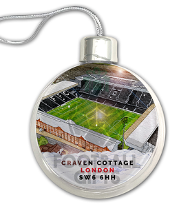Fulham Around The Grounds Stadium Jumbo Christmas Bauble Tree Decoration - Image 3
