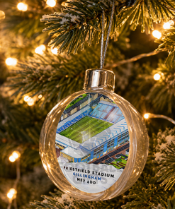 Gillingham Around The Grounds Stadium Jumbo Christmas Bauble Tree Decoration - Image 2