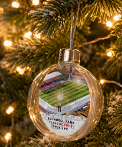 Grimsby Town Around The Grounds Stadium Jumbo Christmas Bauble Tree Decoration - Image 2