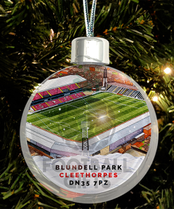 Grimsby Town Around The Grounds Stadium Jumbo Christmas Bauble Tree Decoration
