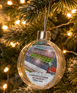 Hearts Around The Grounds Stadium Jumbo Christmas Bauble Tree Decoration - Image 2