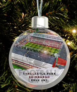 Hearts Around The Grounds Stadium Jumbo Christmas Bauble Tree Decoration